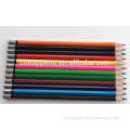 12pcs 7inch hexagonal colored pencil Dipped End pass EN71